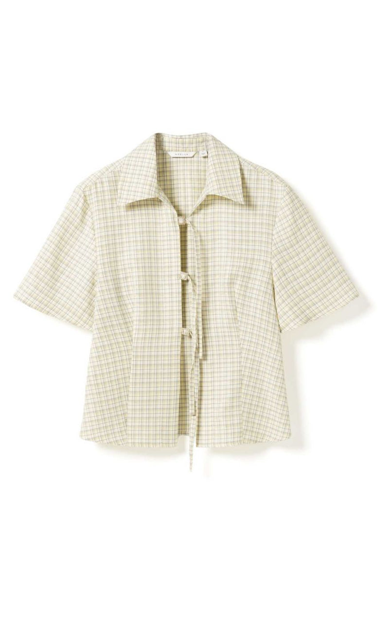 Noella Bluse - Miko - Denny Yellow Check