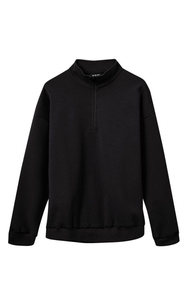 H2O Sweatshirt - Birkholm Essential Midlayer O'Neck - Black