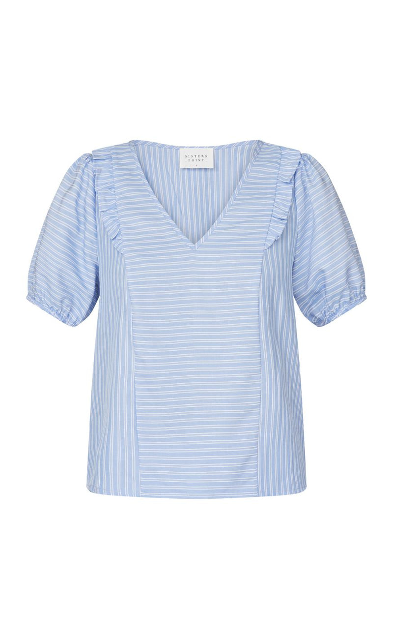 Sister Point Topp - ENINA-SS - Blue Stripe