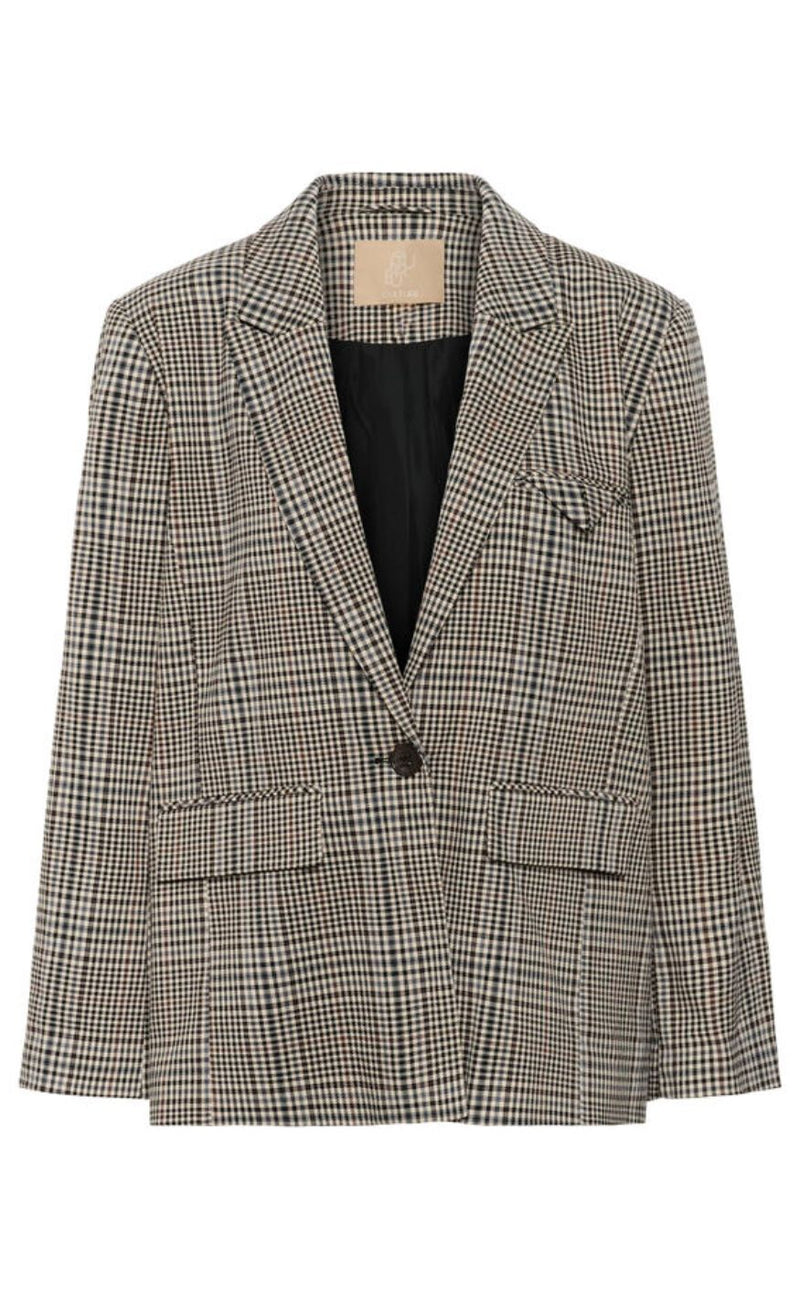 Culture Blazer - Birsen - Black Check