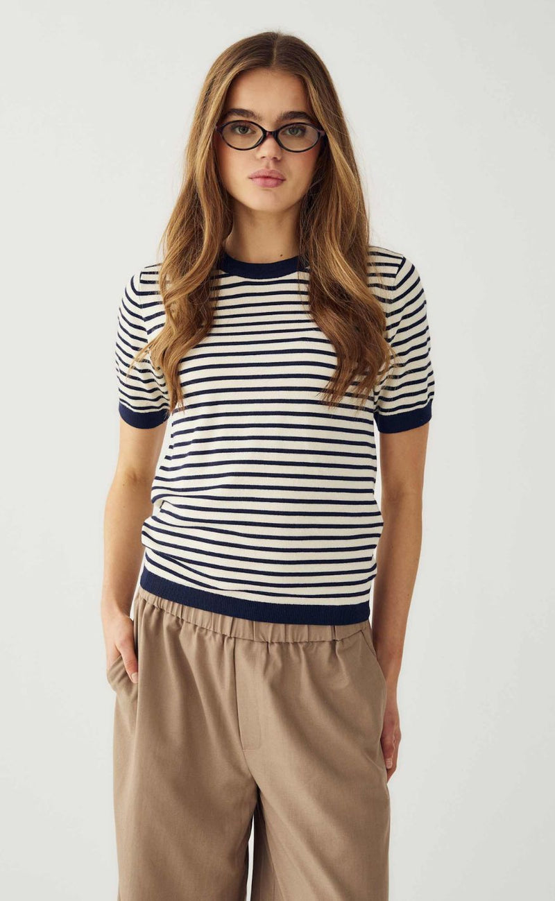 Noella Genser - N-Muna - Dannia Blue Stripe