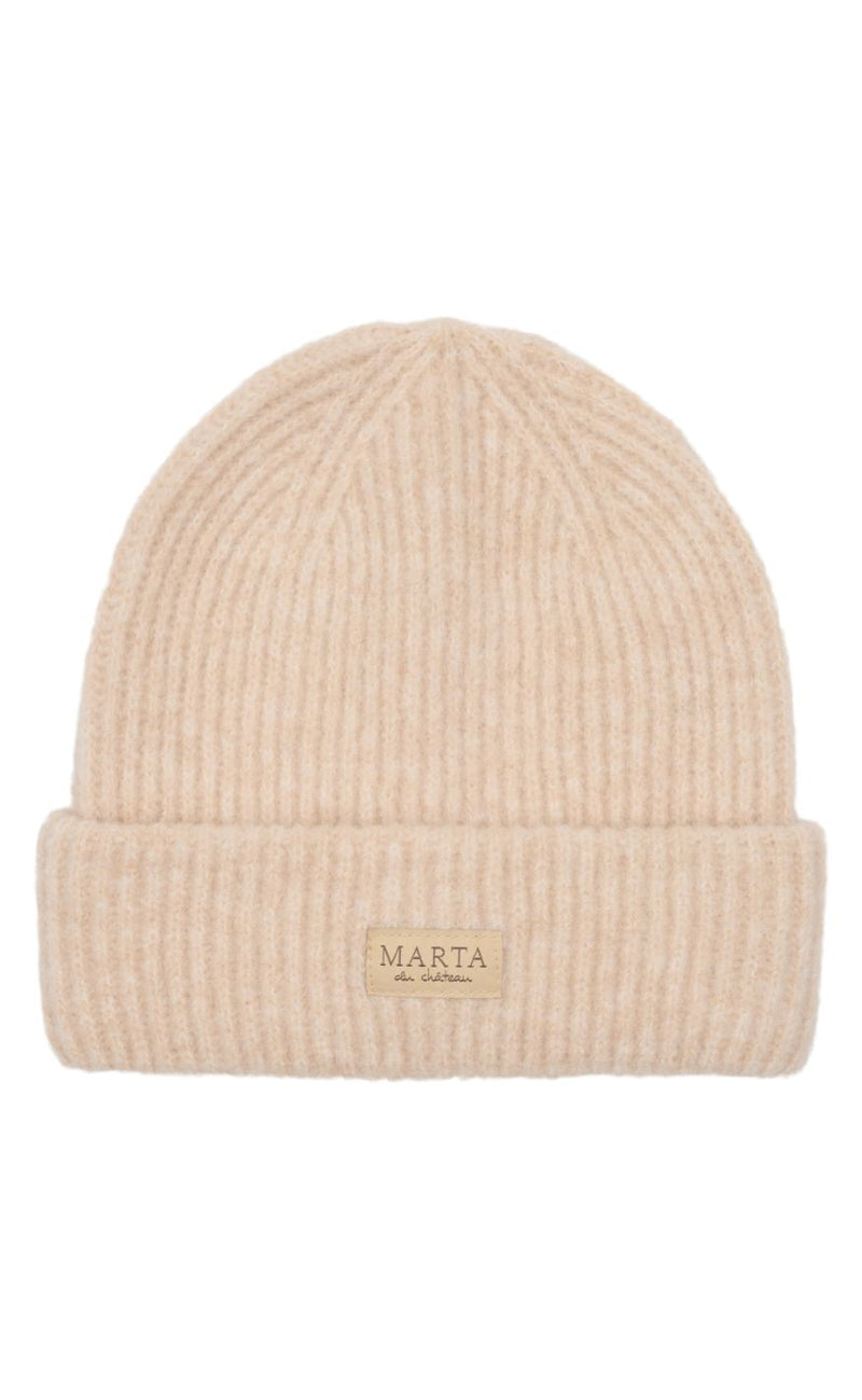 Marta Du Chateau Lue - Rib Beanie - Offwhite