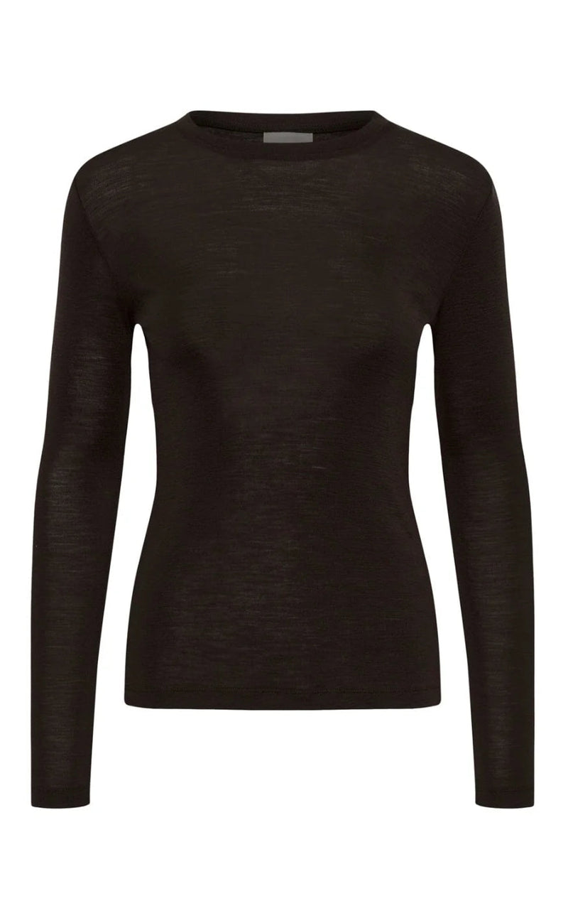 Gestuz Bluse - Ninia LS - Chocolate Torte