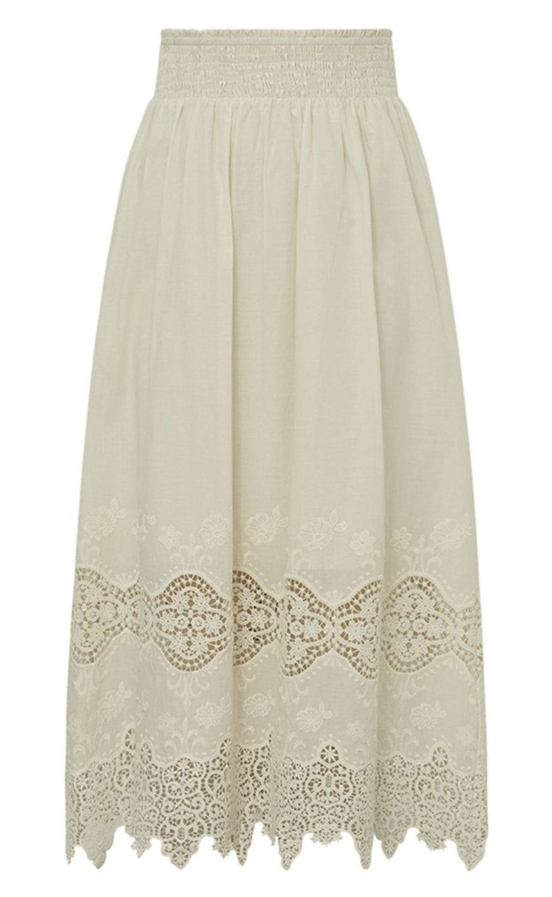 Gossia Skjørt - Hasel - Creme