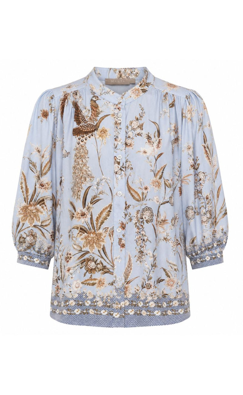 Marta Du Chateau Bluse - Destiny - Celeste3142tps