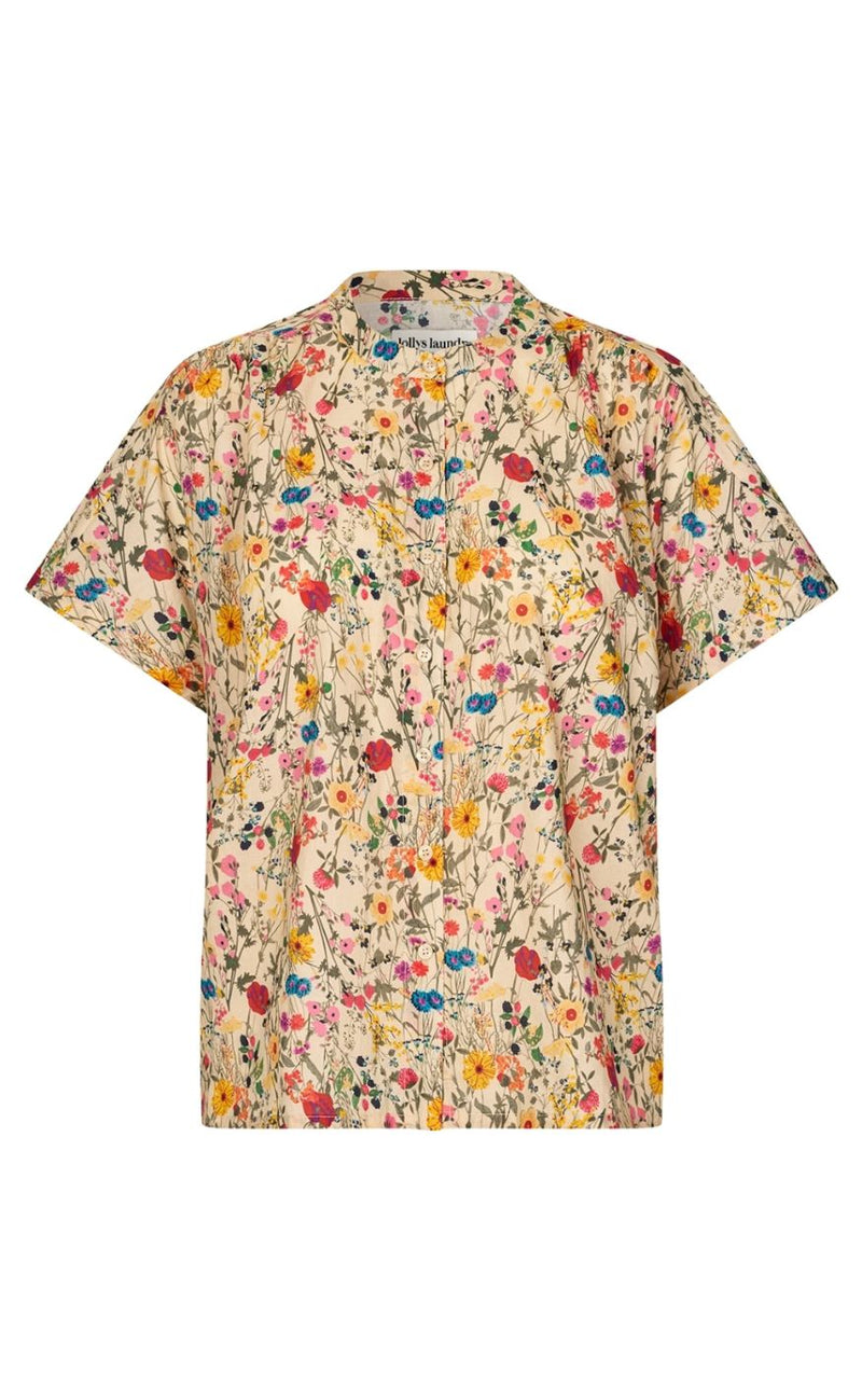 Lollys Laundry Skjorte - MyaLL SS - Flower Print
