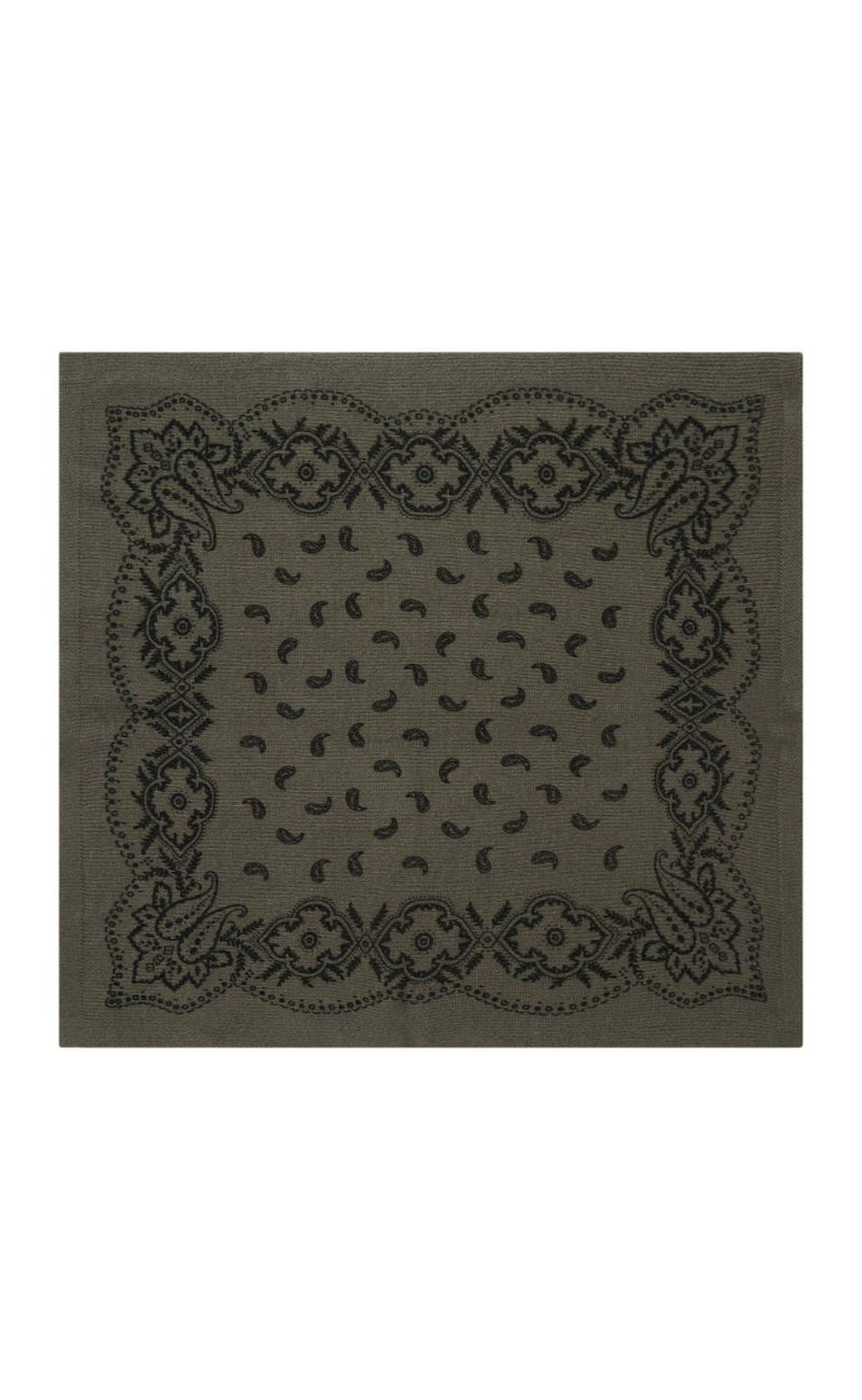 Neo Noir Skjerf -Adelina Paisley - Army