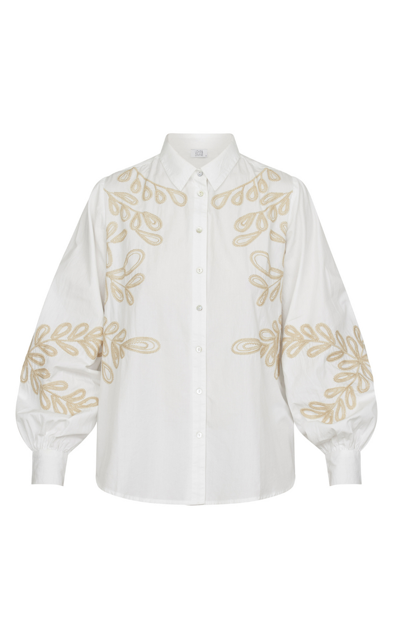 Love & Divine Bluse - Love1142 - White/Sand
