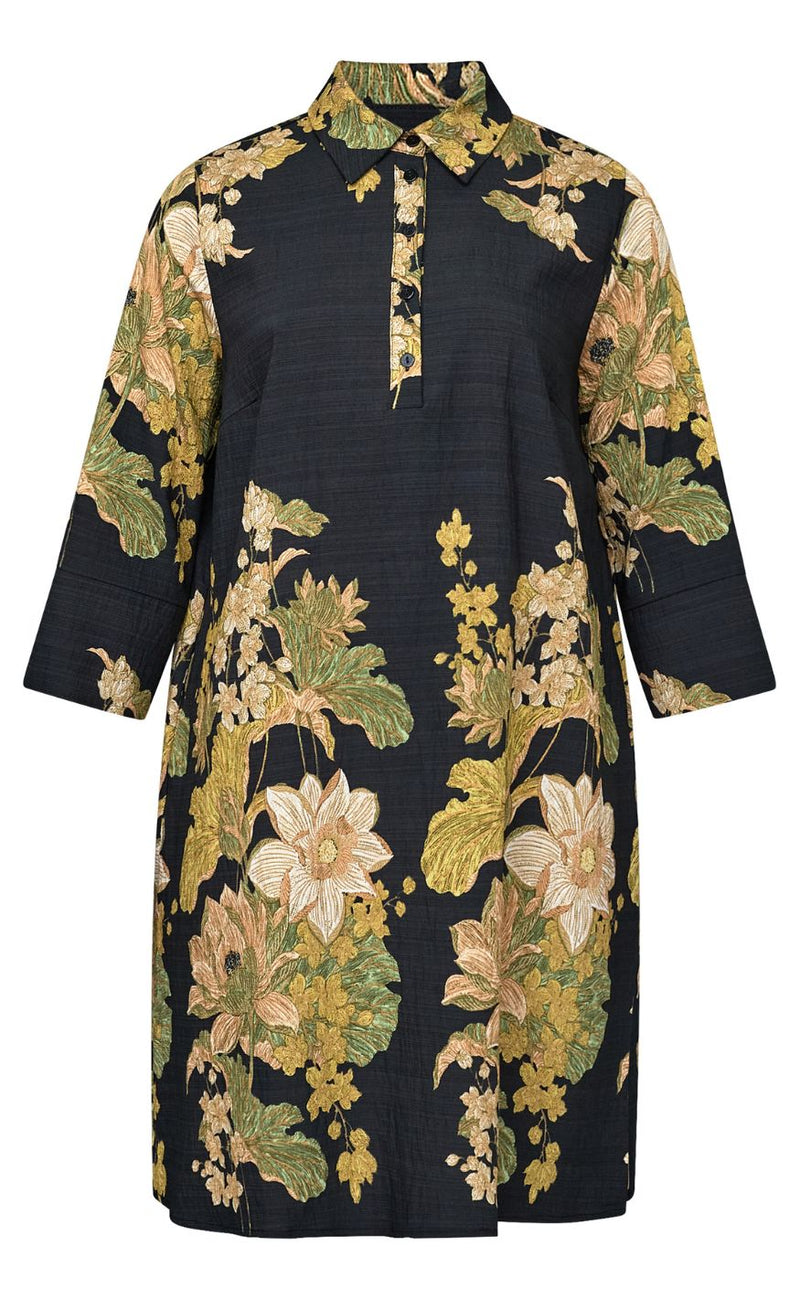 Love & Divine Kjole - Love441-43 - Black Paisley