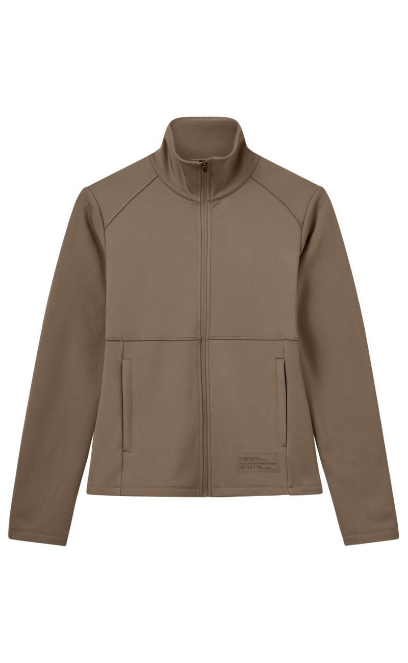 H2O Jakke - Birkholm Essential Midlayer Full Zip - Dusty Oak
