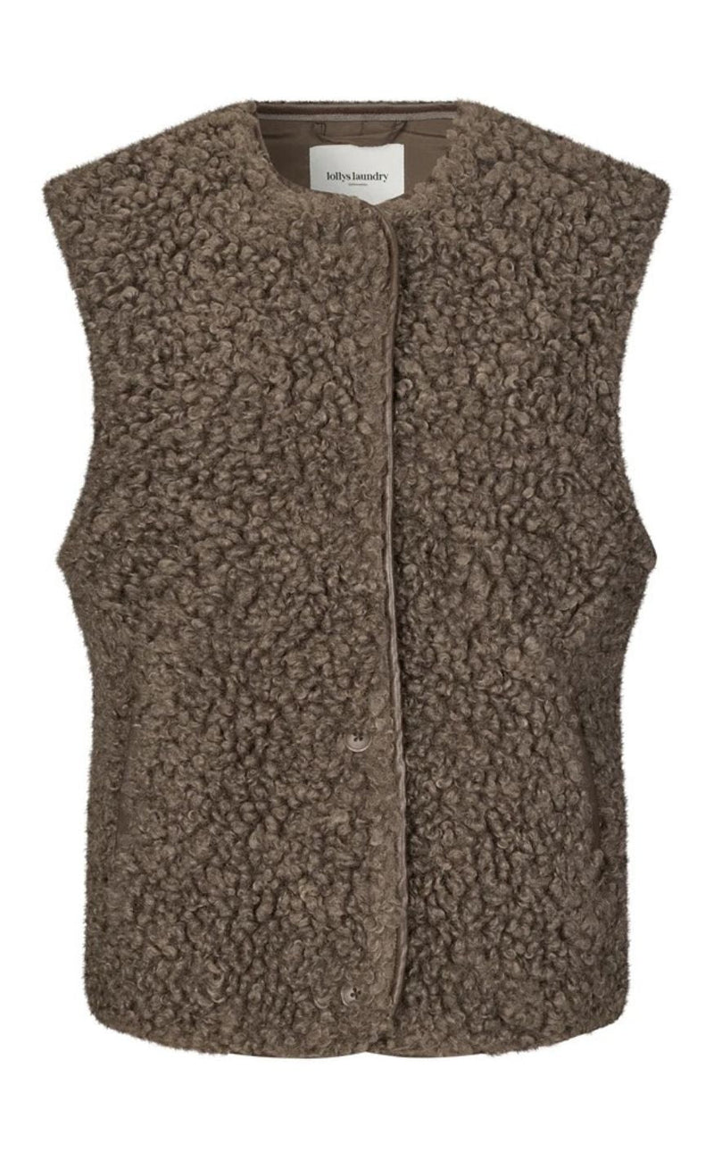 Lollys Laundry Vest - Vada - Dark Mokka