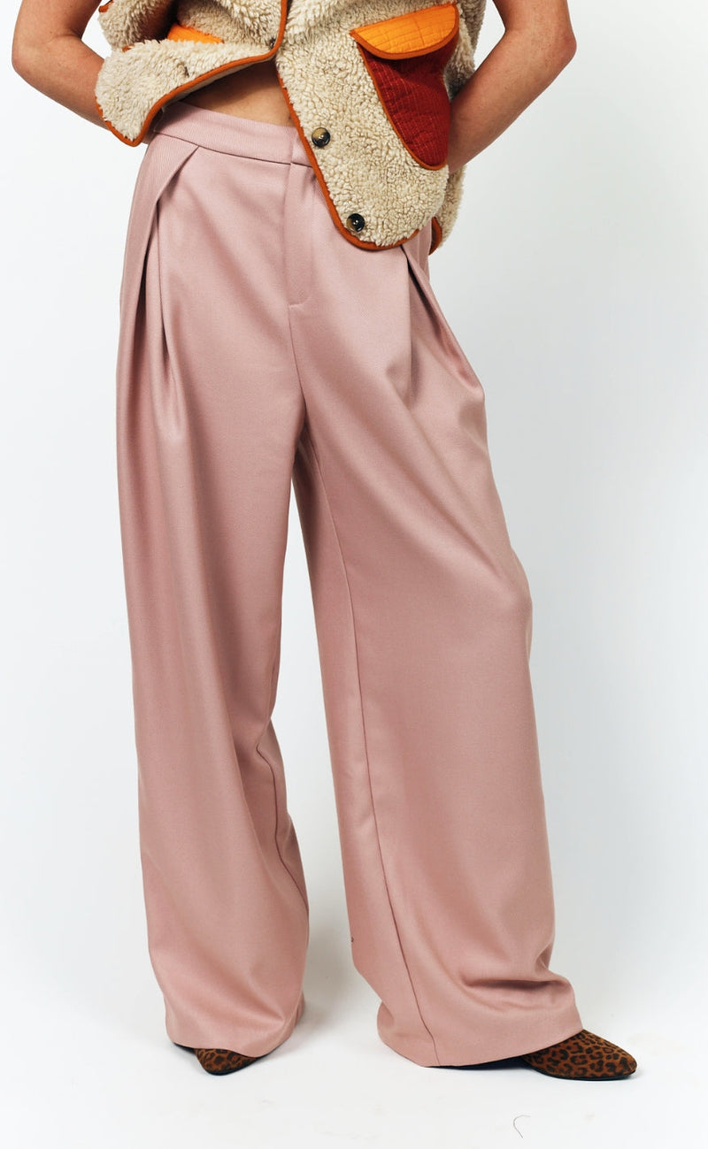 Lollys Laundry Bukser - Zola - Light Pink
