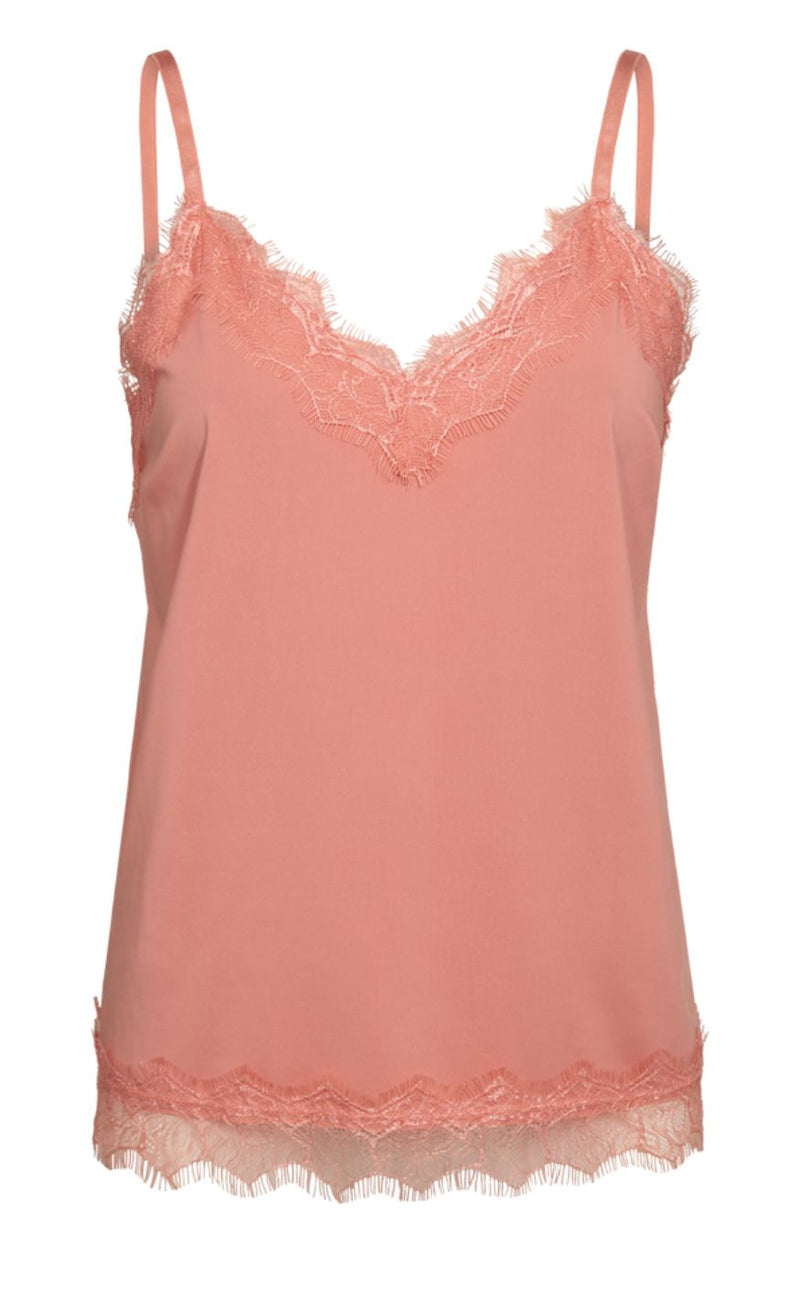 Freequent Topp - Bicco - Burnt Coral