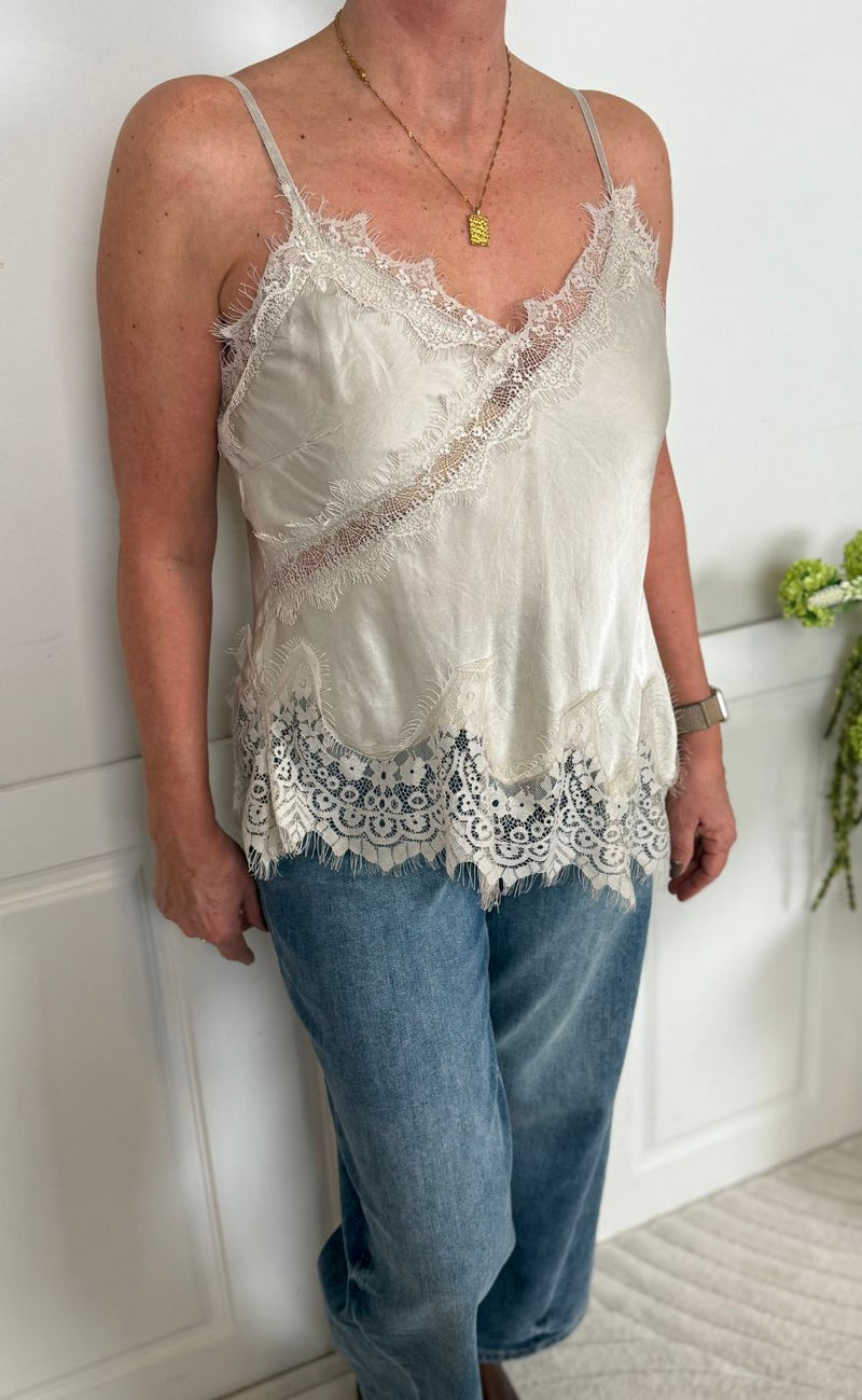Marta Du Chateau Topp - Dream - Mandorla Beige