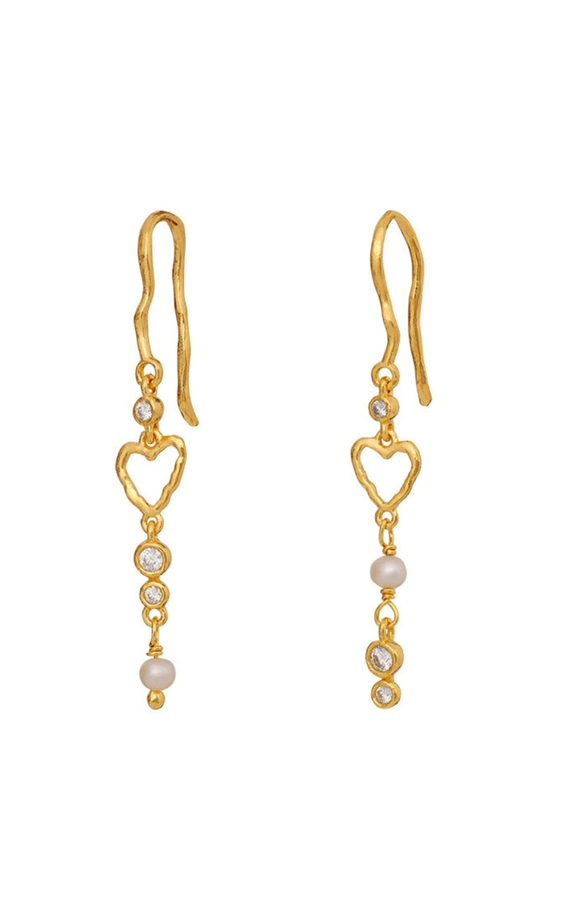 Maanesten Øreringer - Kali - Gold Colour