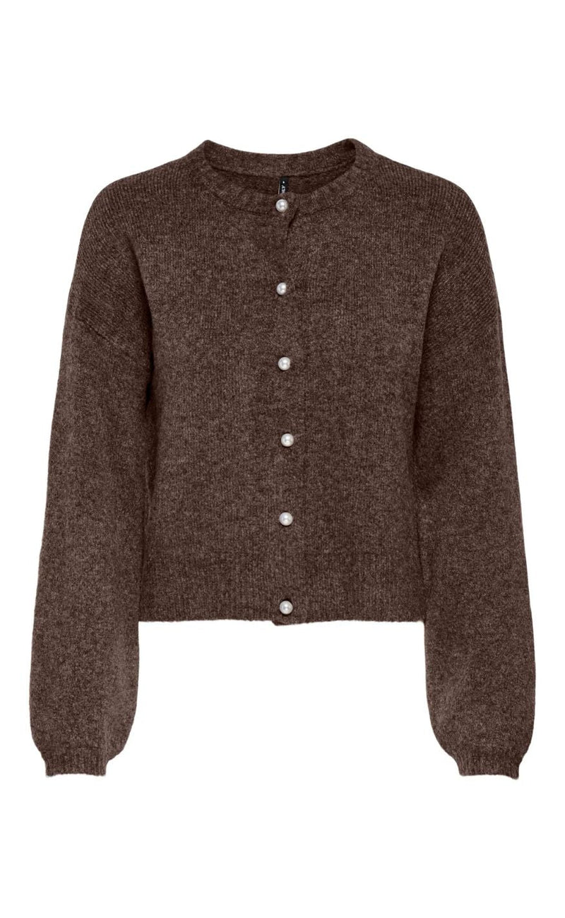 ONLY Cardigan - Isabella - Hot Fudge Detail Melange