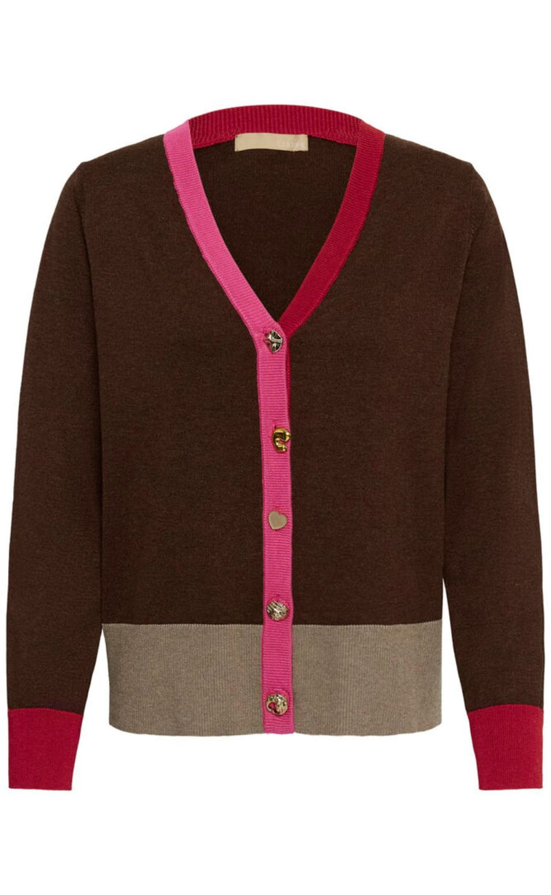 Culture Cardigan - Clare Annemarie - Coffee Bean Melange