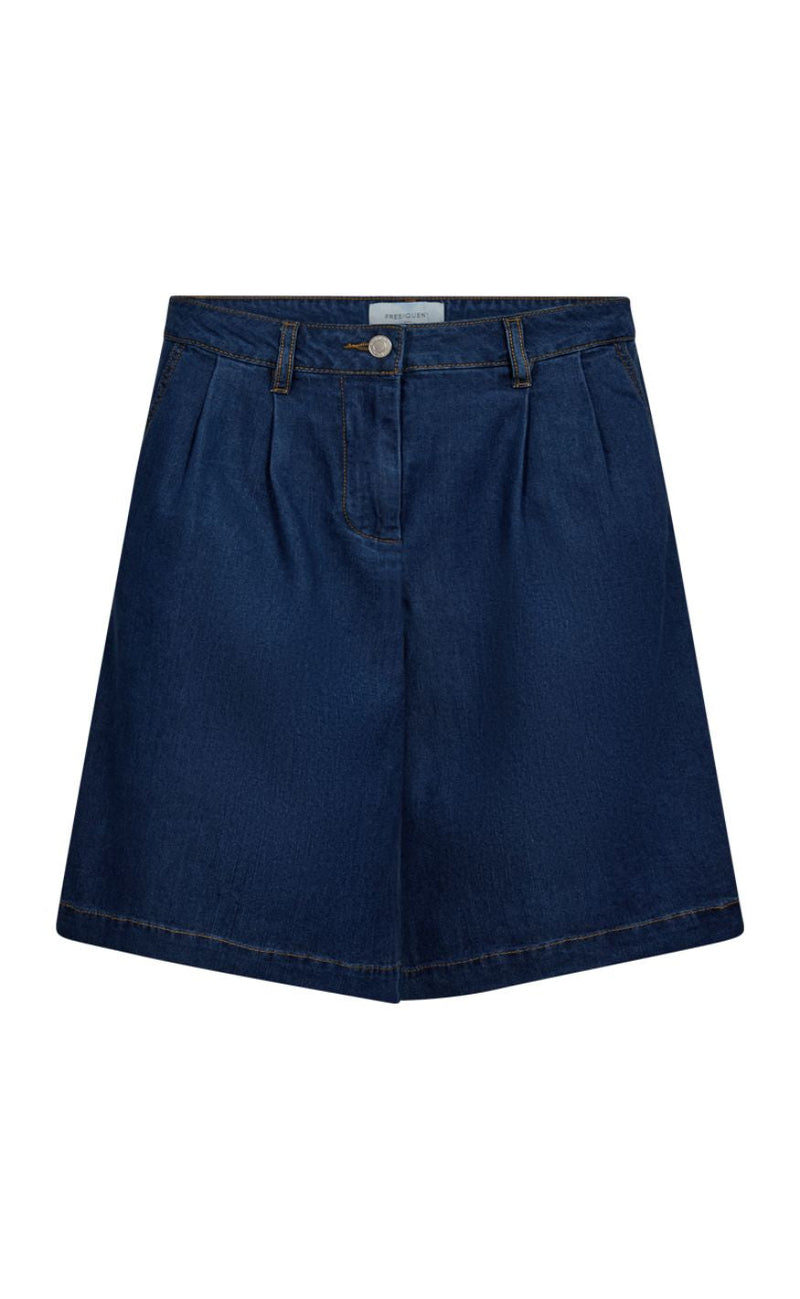 Freequent Shorts - Solda - Dark Blue Denim