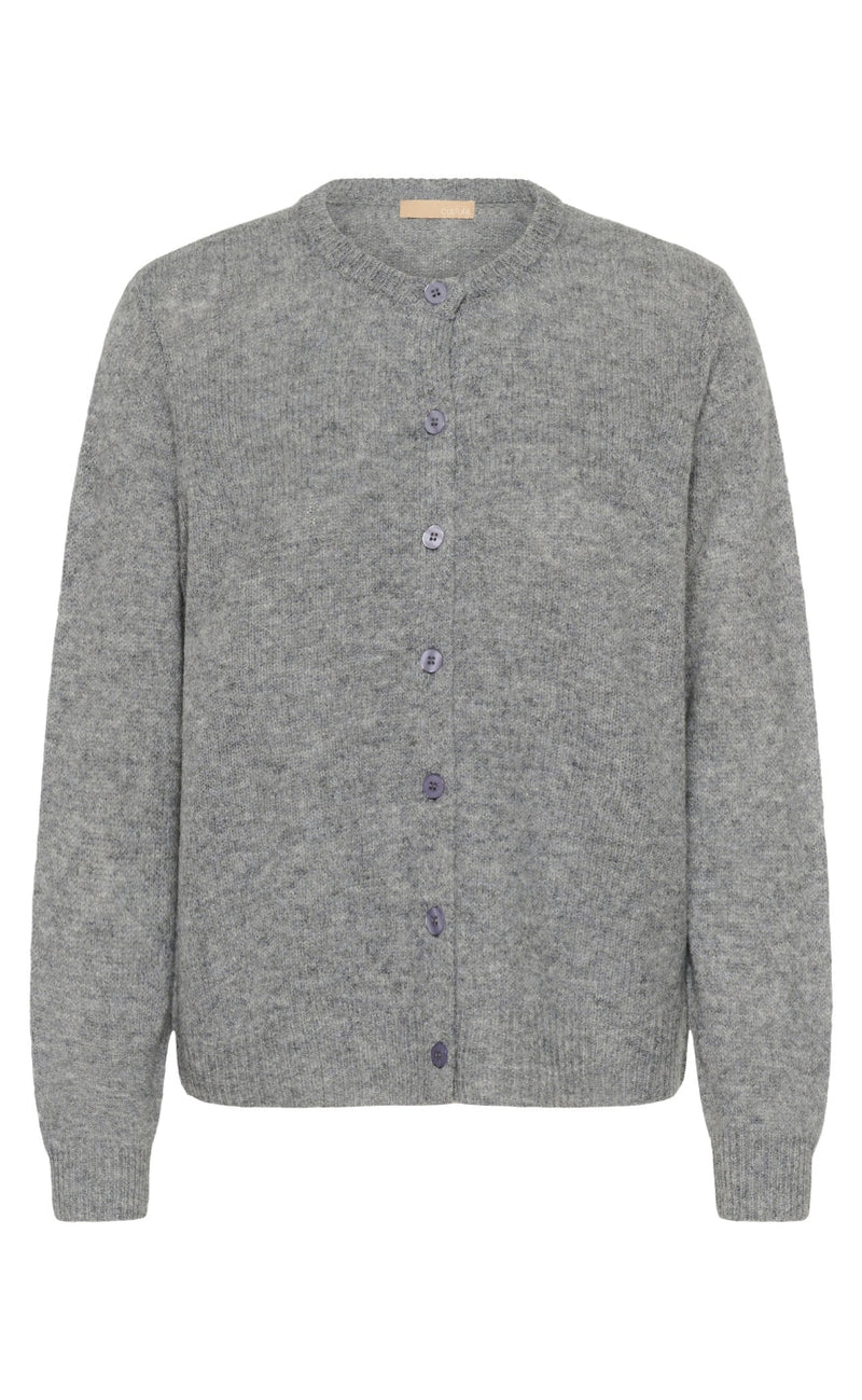 Culture Cardigan - Katrina - Mid Grey Melange