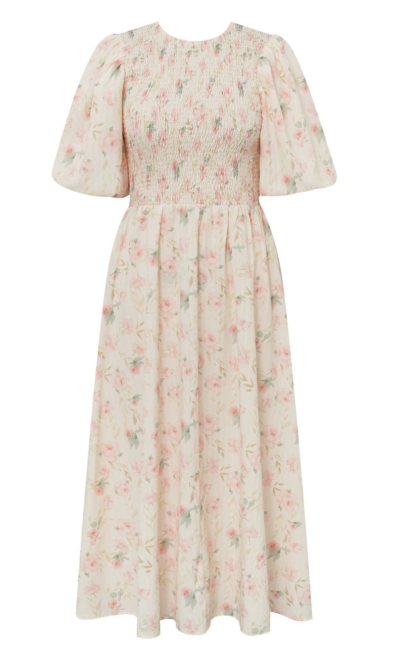 A-View Kjole - Tabita - Rose/Green
