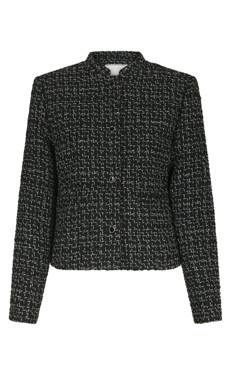 Neo Noir Jakke - Denisa Boucle - Black