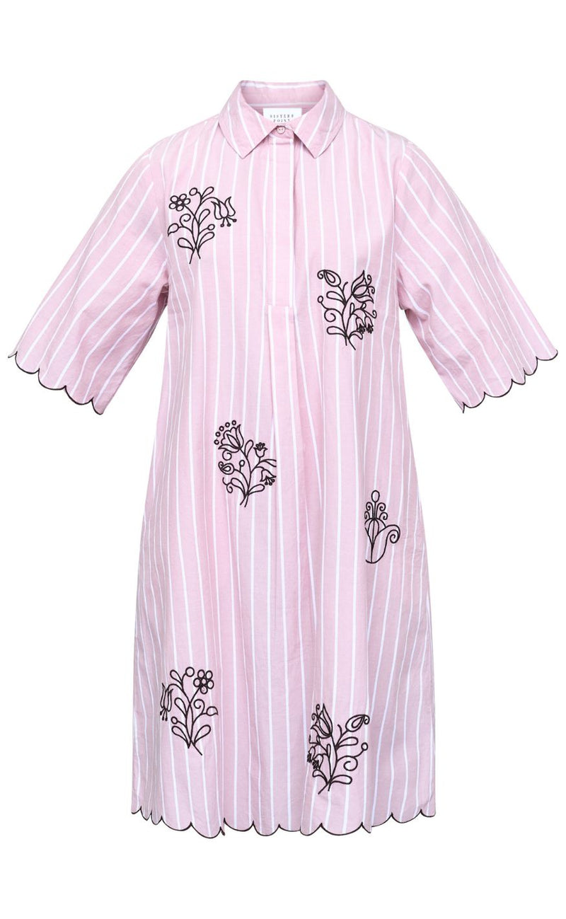 Sisters Point Kjole - EDINA-DR2 - Mauve Stripes