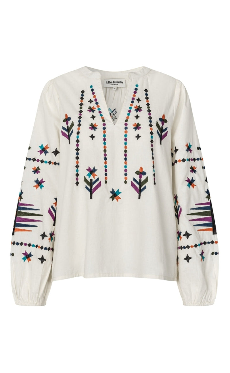 Lollys Laundry Skjorte - Bonnie LS - 01 White