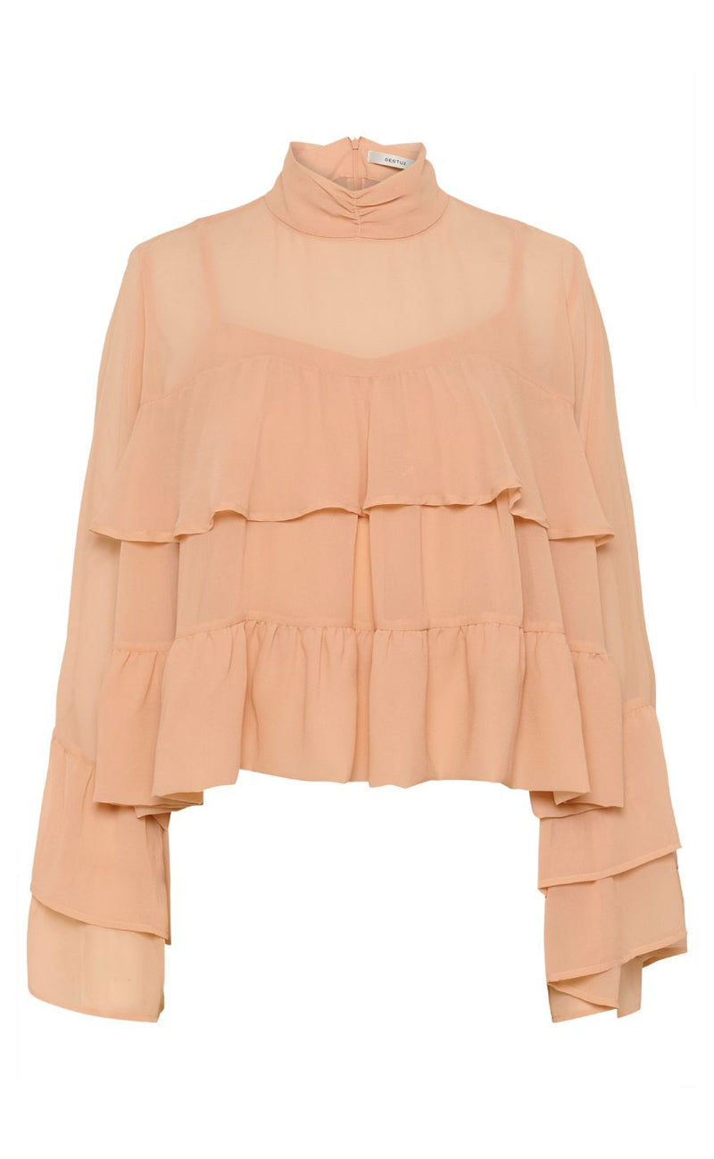 Gestuz Bluse - Chiffany - Maple Sugar