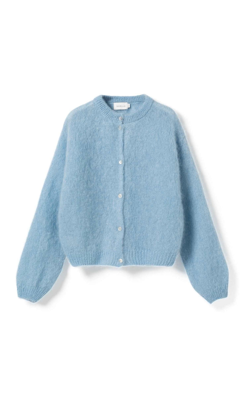 Noella Cardigan - Kae Mohair - Baby Blue