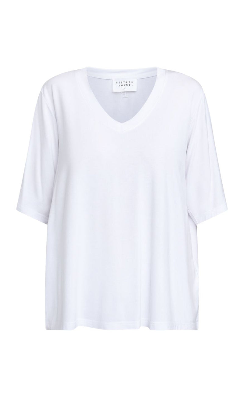 Sisters Point T-shirt - HAPPY-SS - White