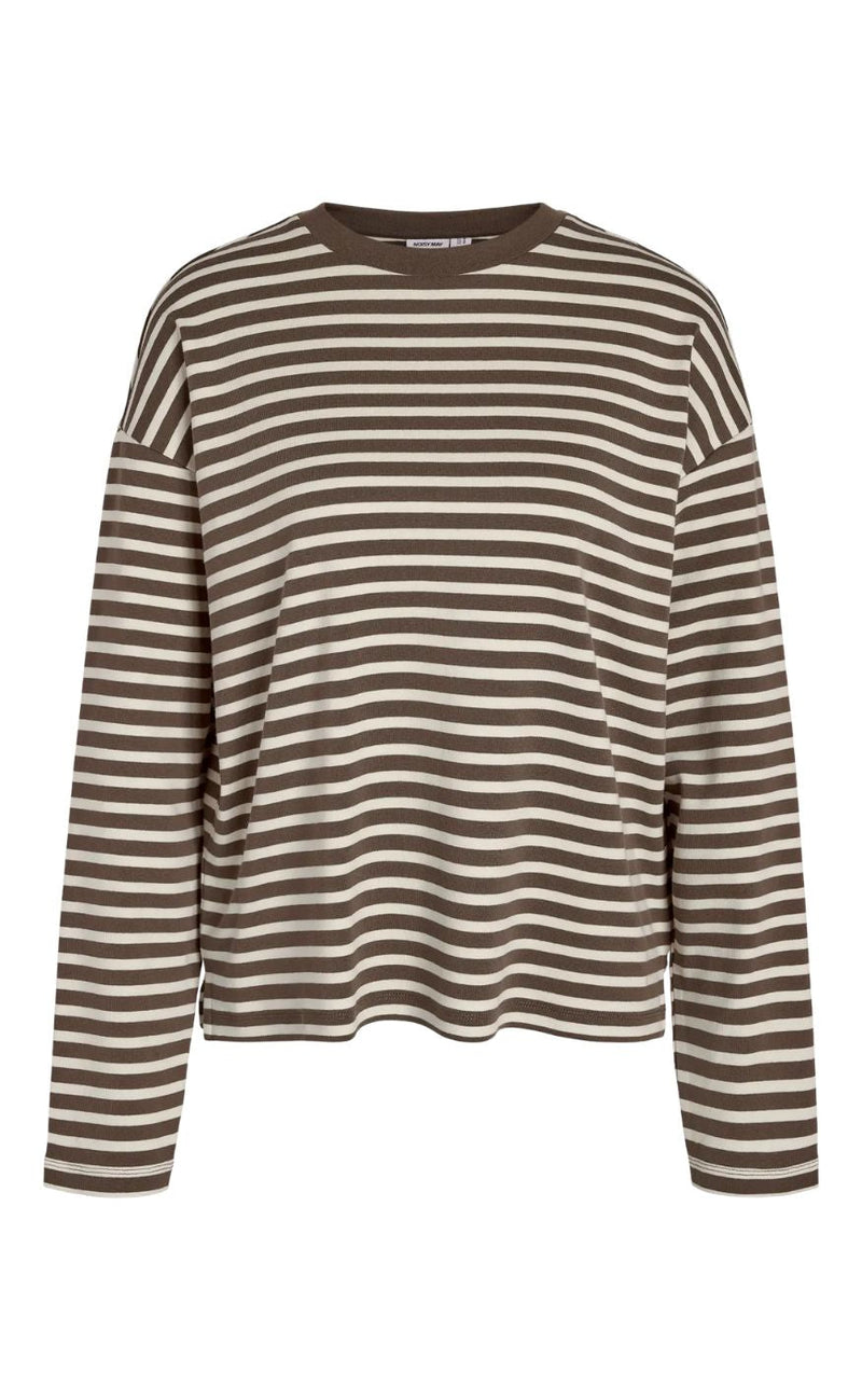 Noisy May Bluse - Mocca Regular - Chocolate Brown/Birch