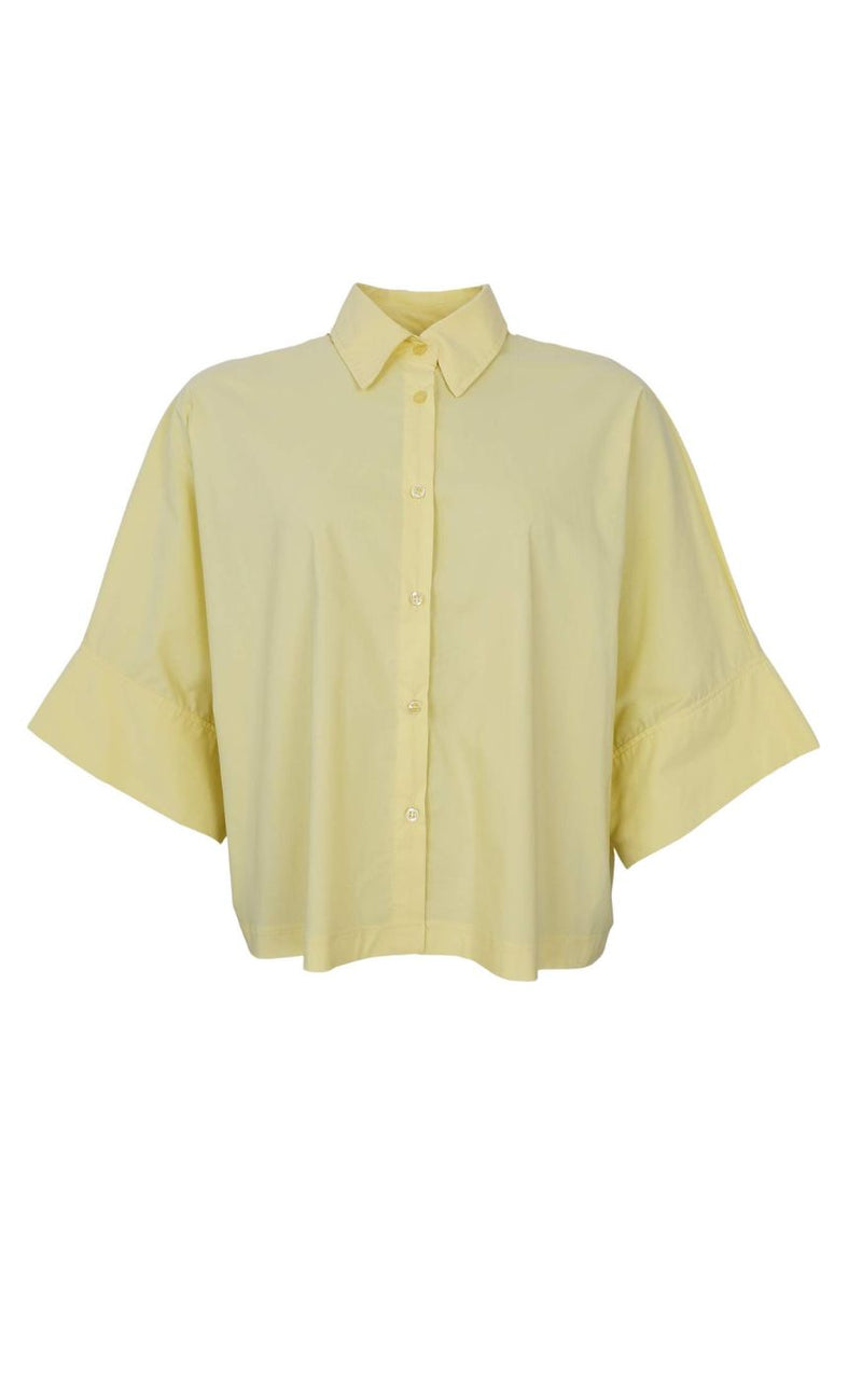 Black Colour Skjorte - Davina Loose - Lt. Yellow