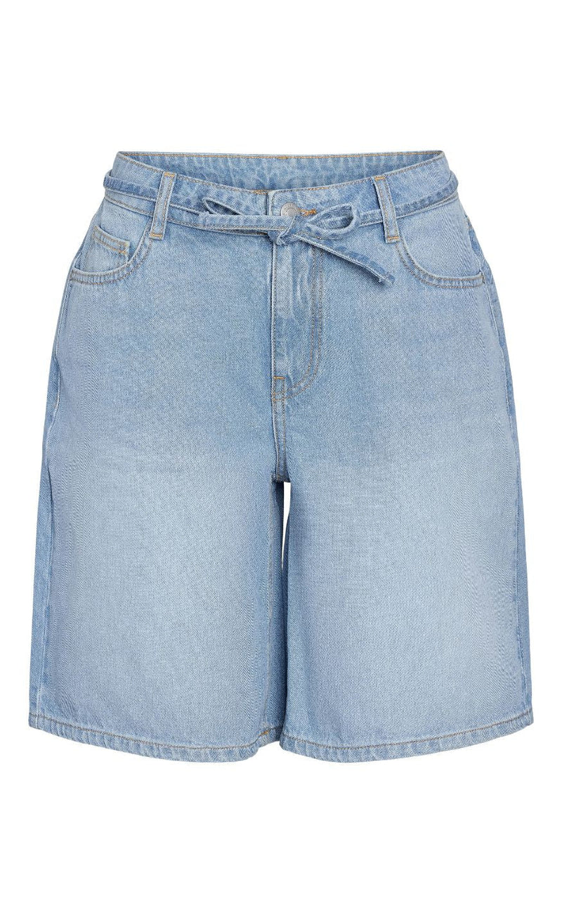 Noisy May Shorts - Maisy MW - Light Blue Denim