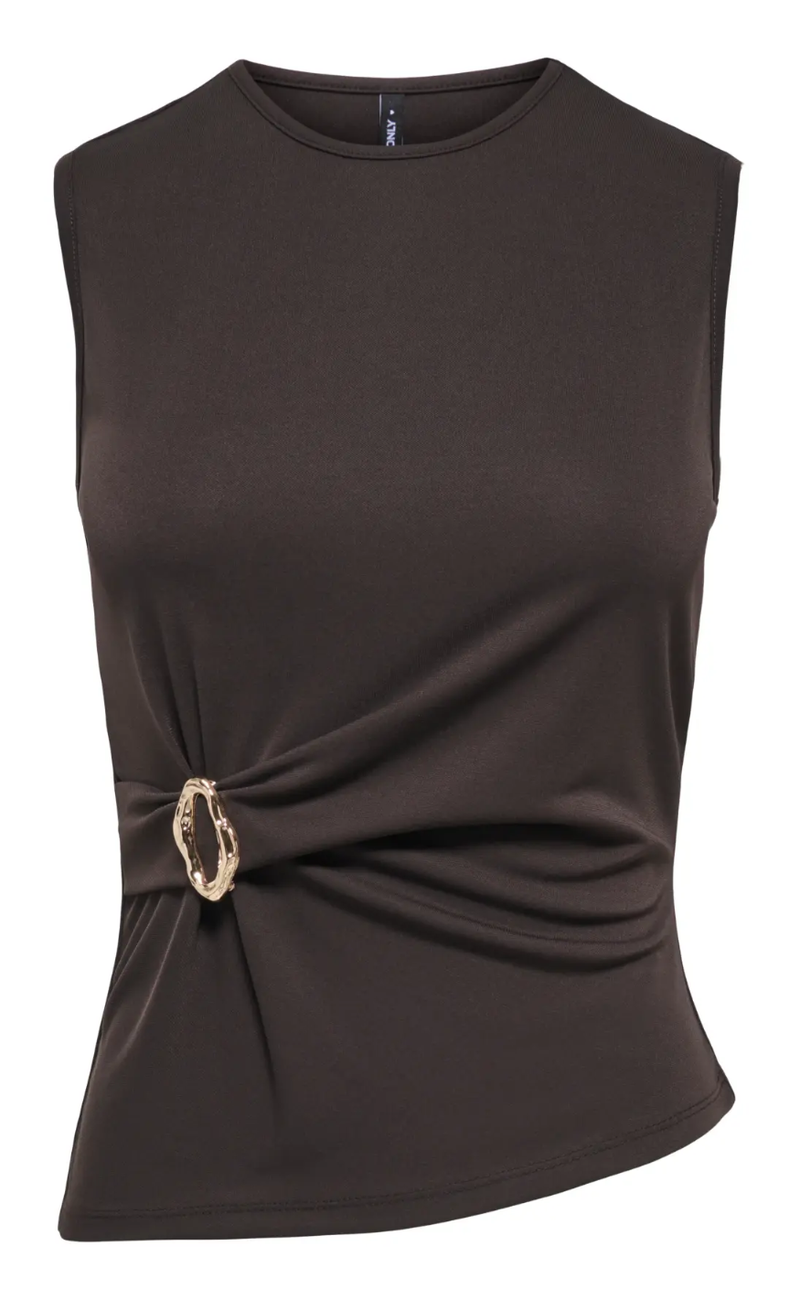 ONLY Topp - Haze - Chocolate Torte Metallic