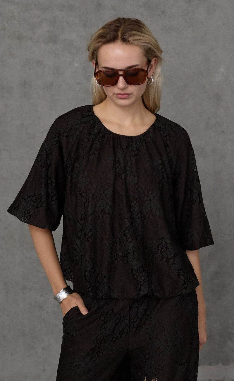 Love & Divine Bluse - Love1646 - D. Chocolate