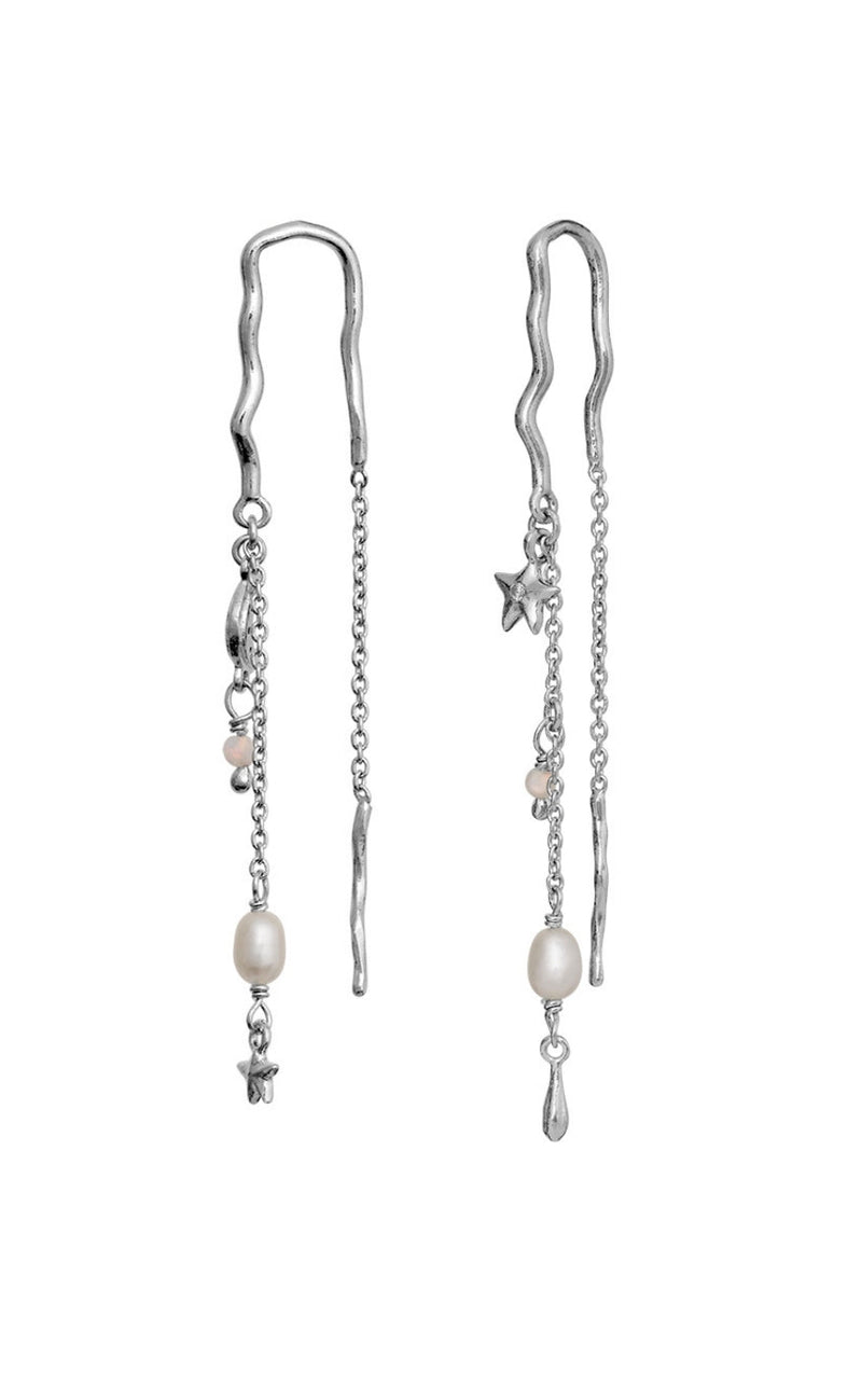 Maanesten Øreringer - Luzia - Silver Colour