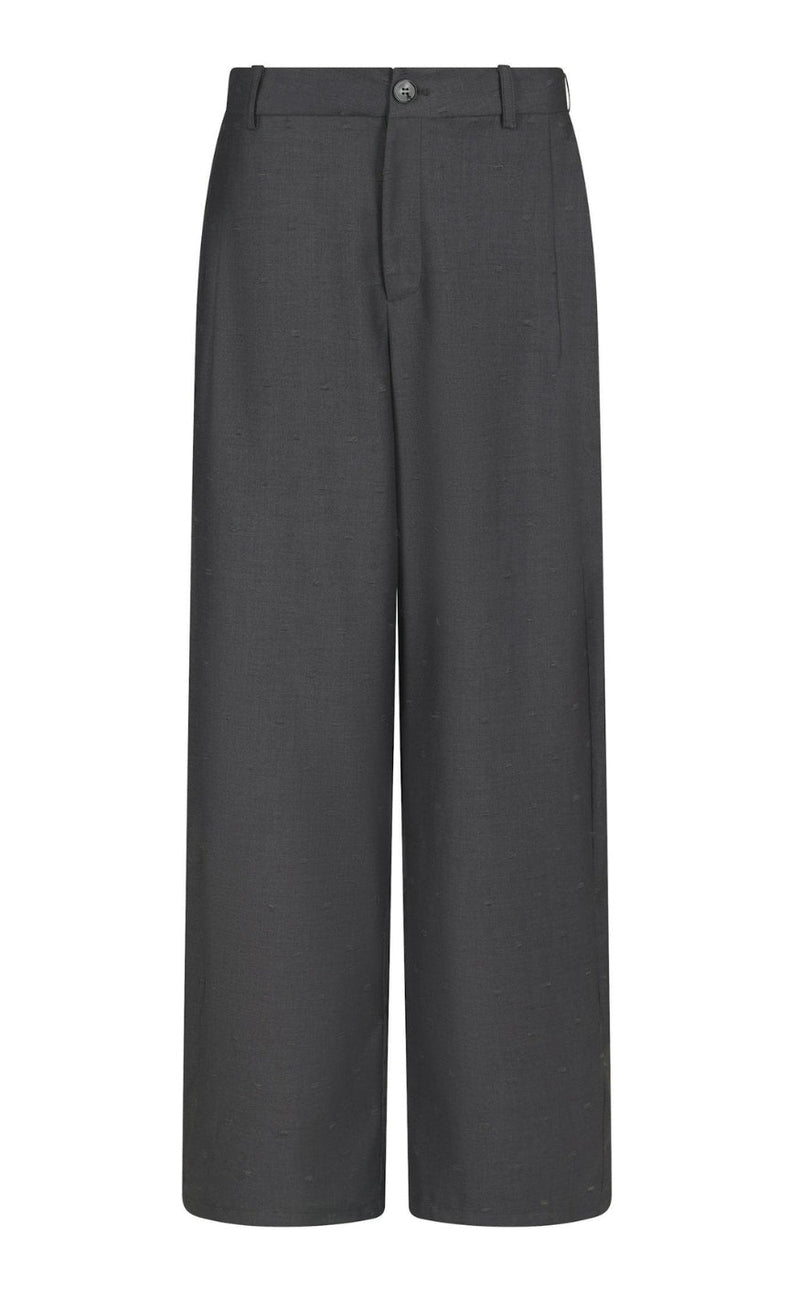 Neo Noir Bukser - Essiall Dobby Suit - Grey Melange