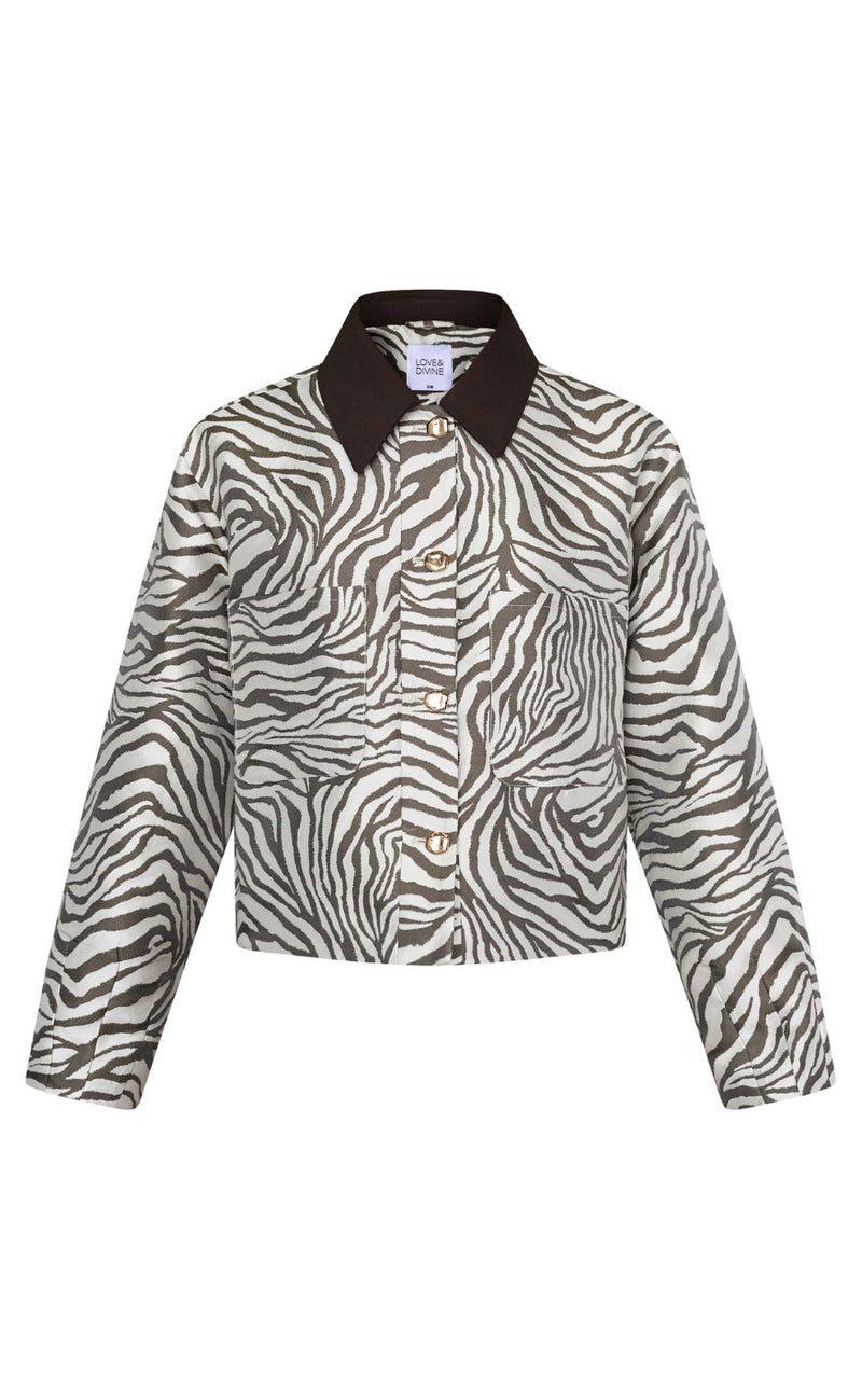 Love & Divine Jakke - Love1621 - Earth Zebra