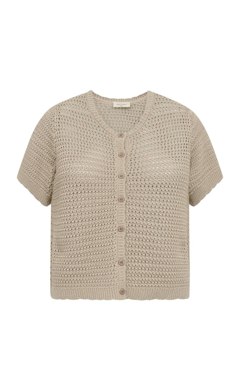 Freequent Cardigan - Tota - Silver Mink