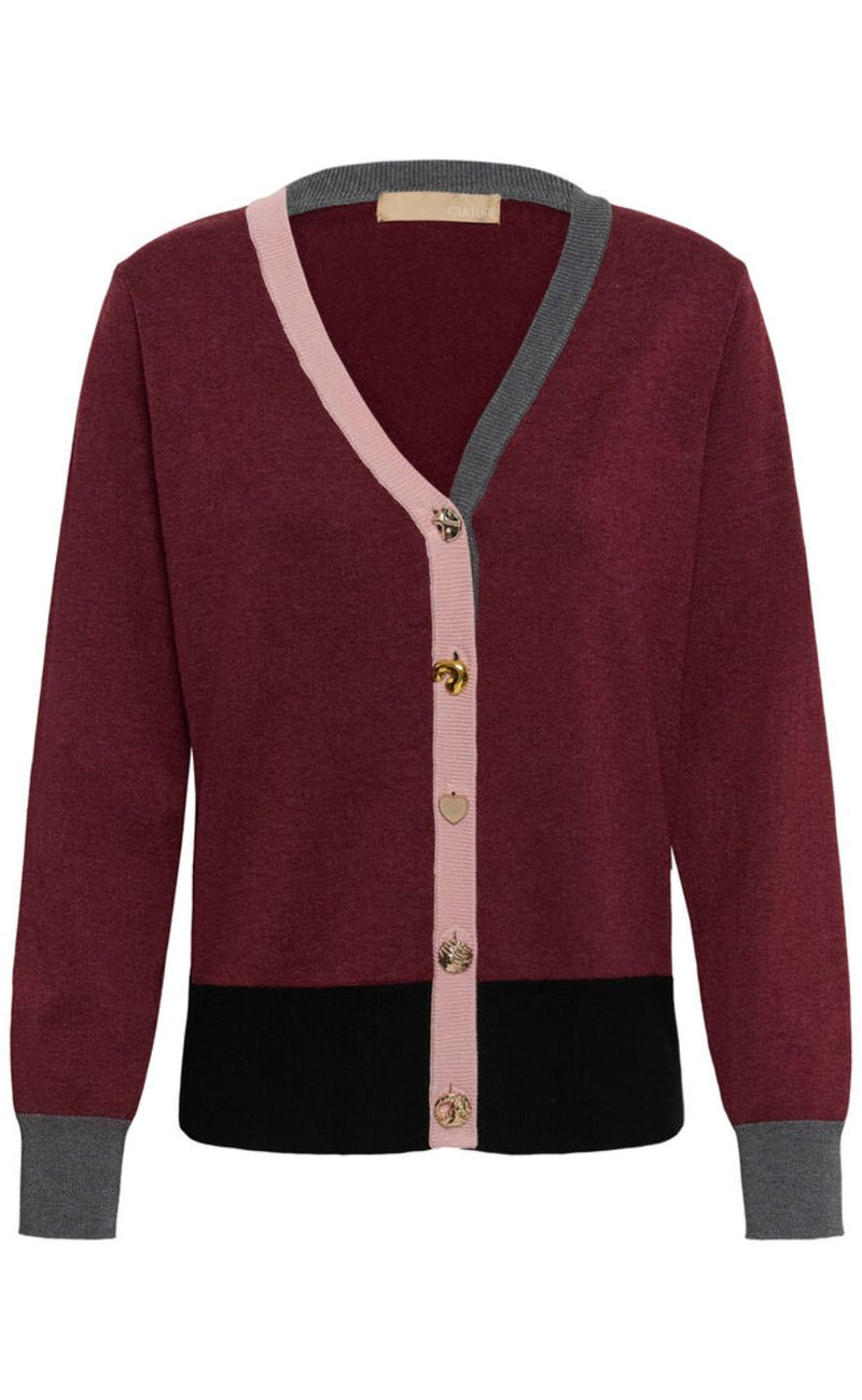 Culture Cardigan - Clare Annemarie - Chocolate Truffle Melange