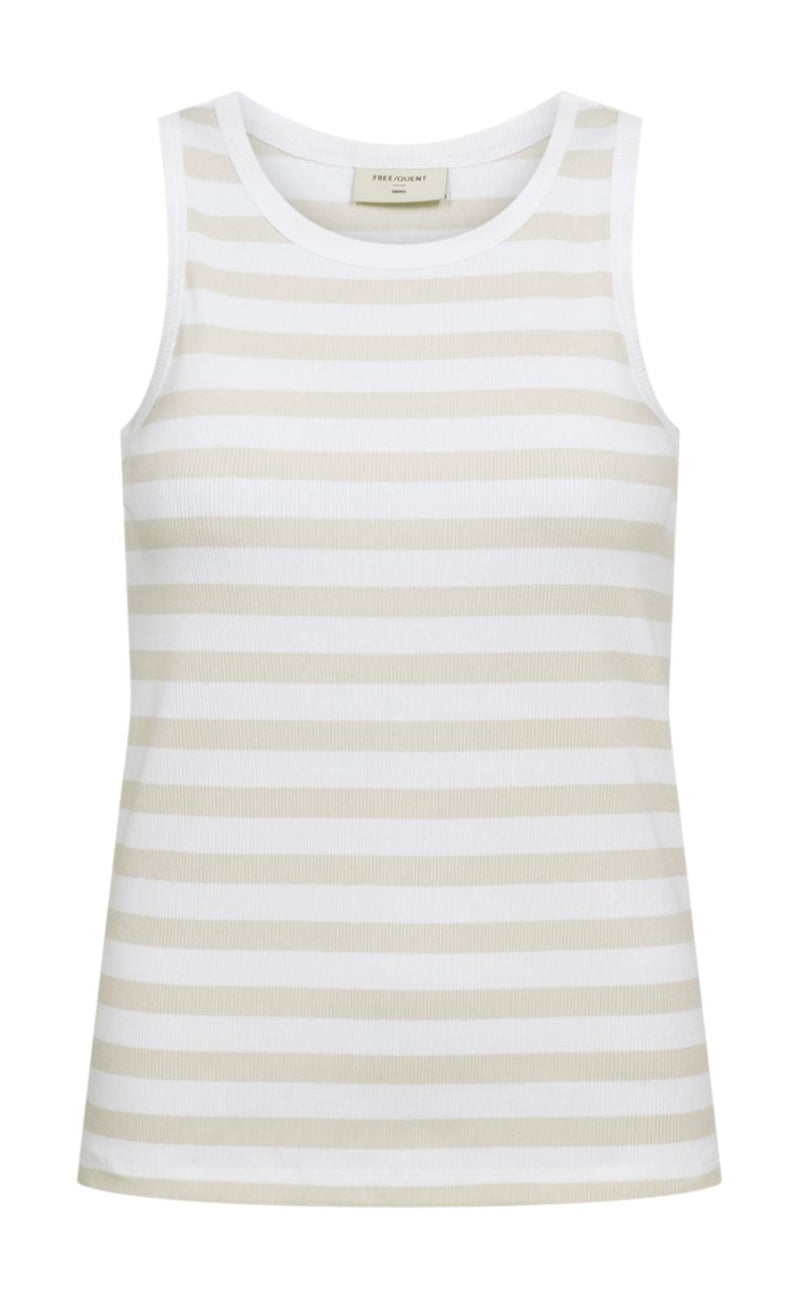 Freequent Topp - Effy - Brilliant White w. Moonbeam