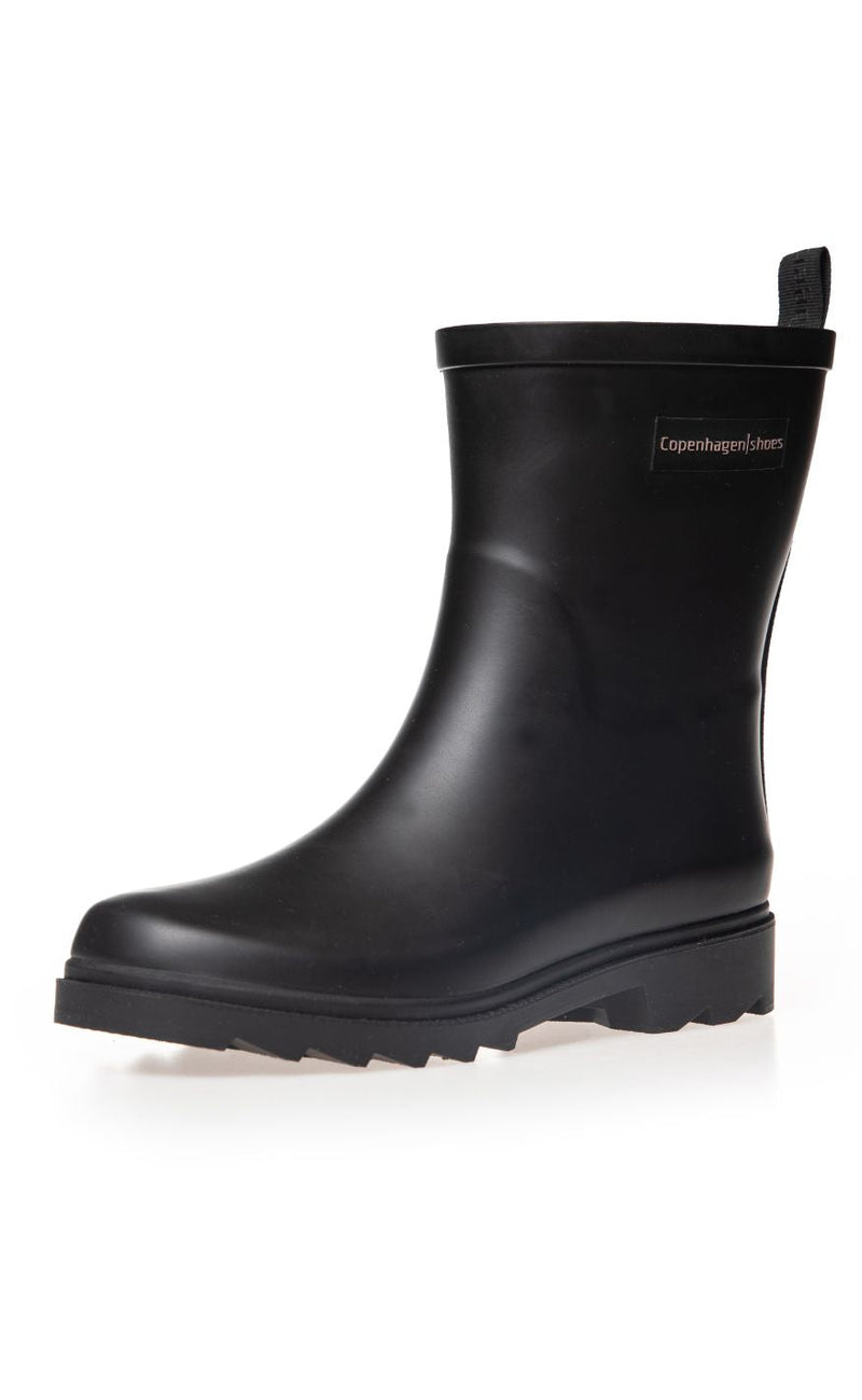 Copenhagen Shoes Støvler - Rubber Boot - Black