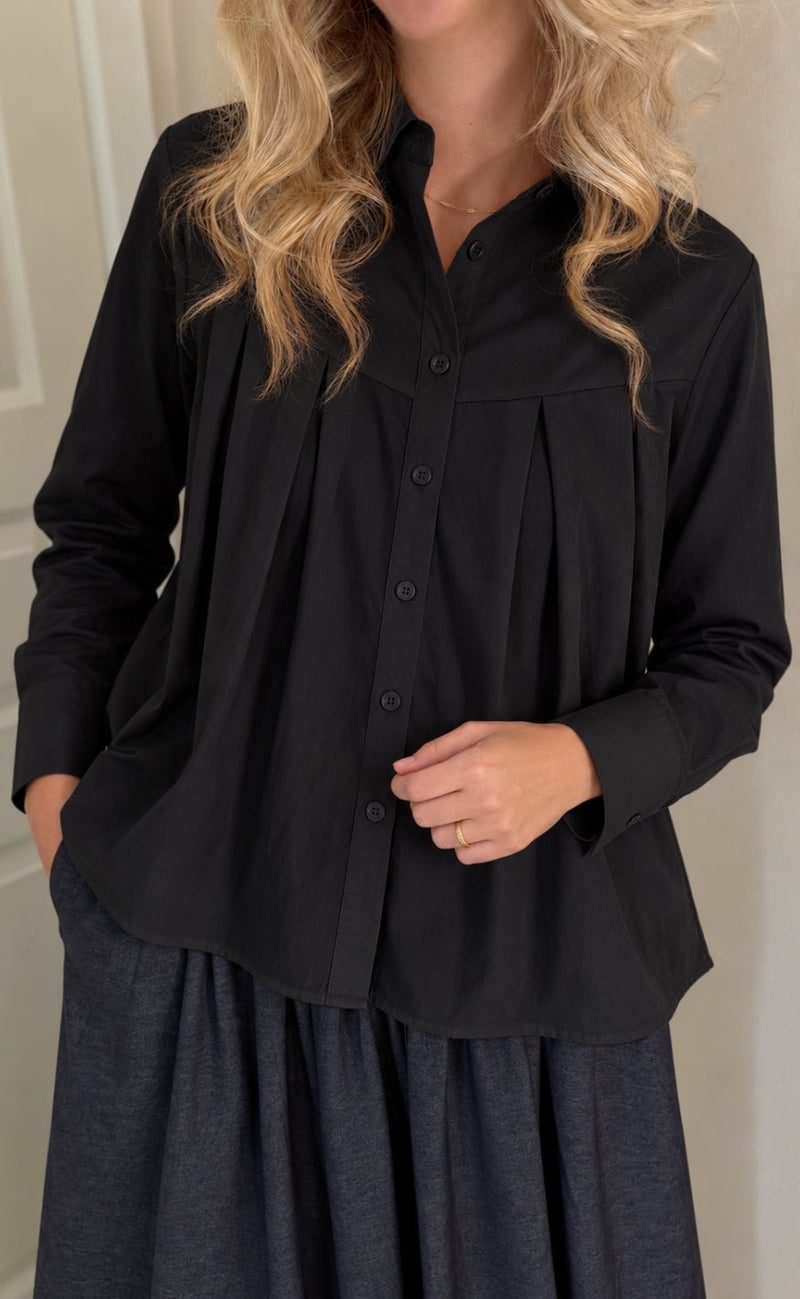 Say INA Copenhagen Skjorte - Nora - Black