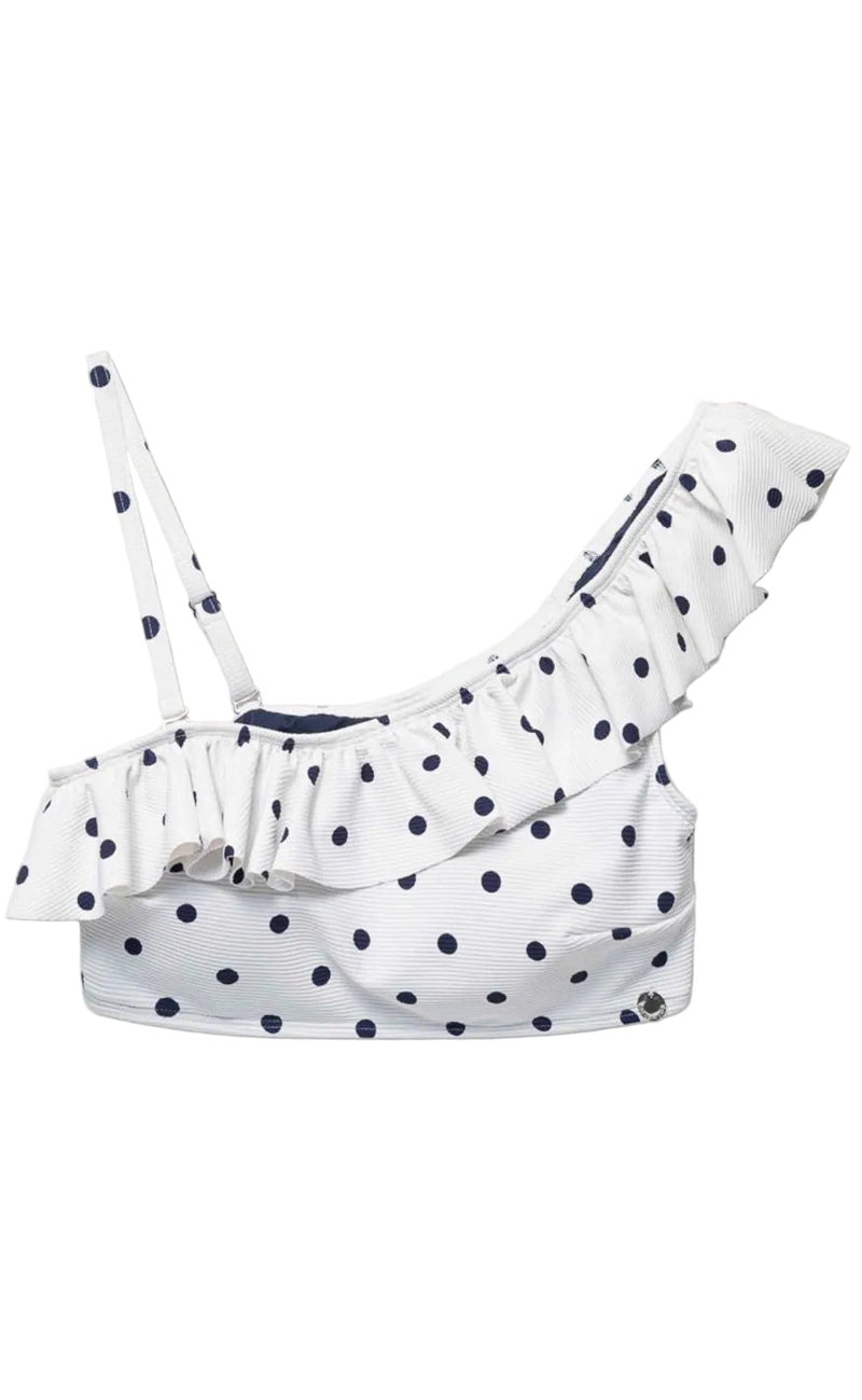 Panos Emporio Bikinitopp/Topp - Helle Polka Dot - White/Navy