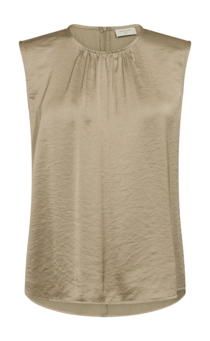 Freequent Topp - Dove - Silver Mink