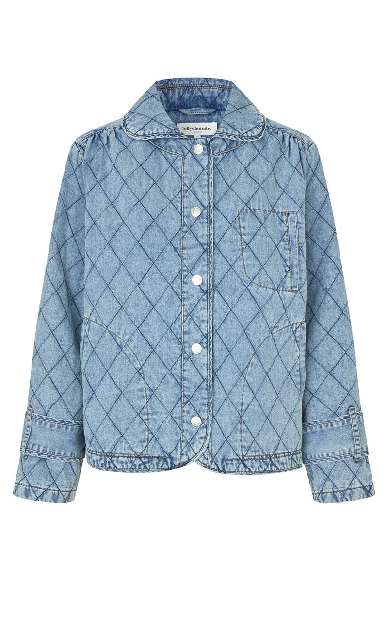 Lollys Laundry Jakke - Viola Quilted - Washed Denim