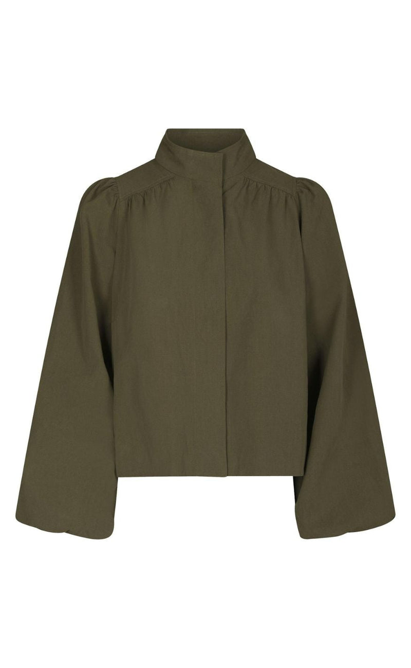 Neo Noir Jakke - Tirsa Twill - Army