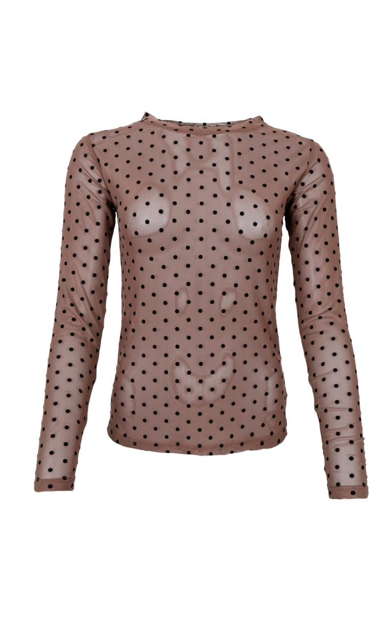 Black Colour Bluse - Jennie - Espresso