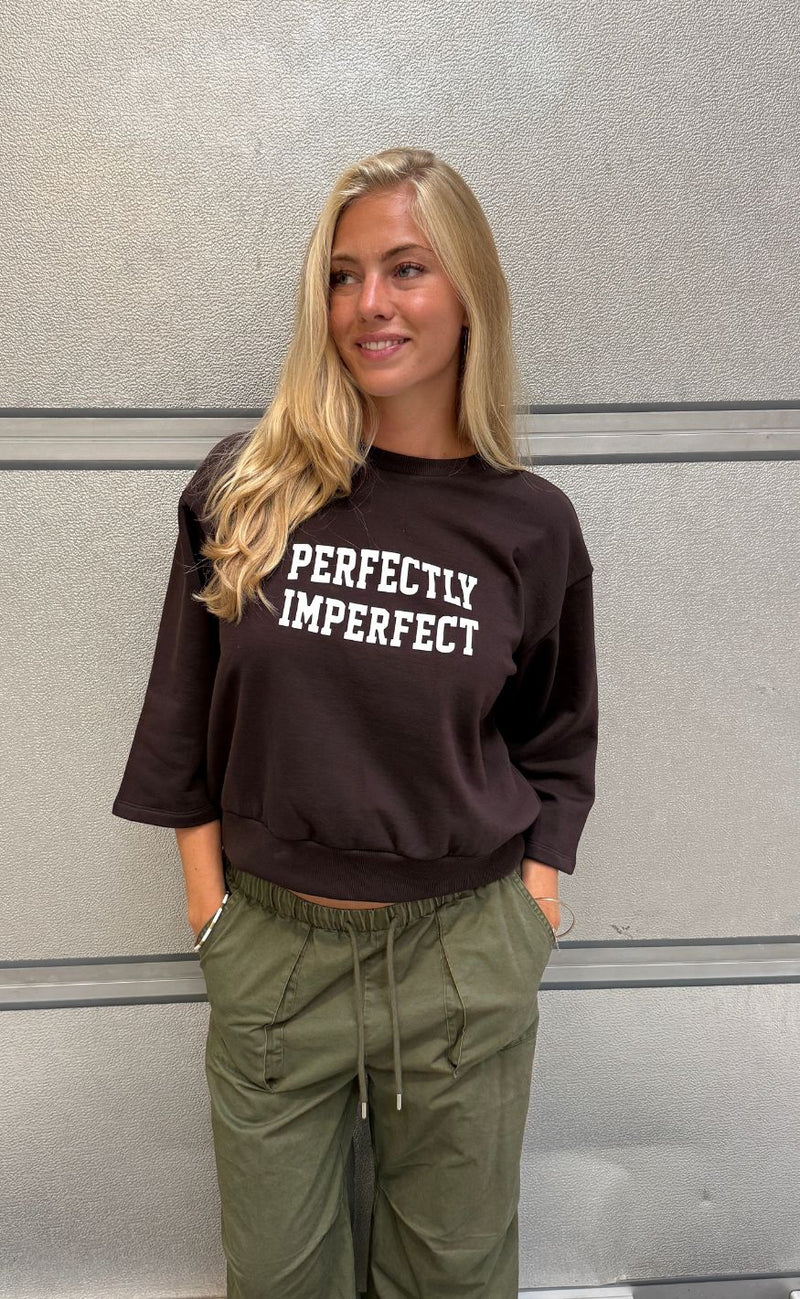 Continue Sweatshirt - Sissie - Brown