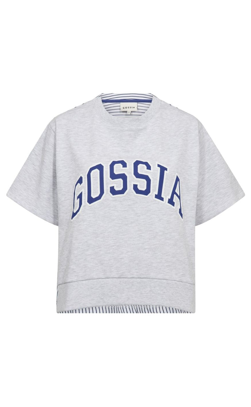 Gossia T-Shirt - Wela mix - Light Grey Melange